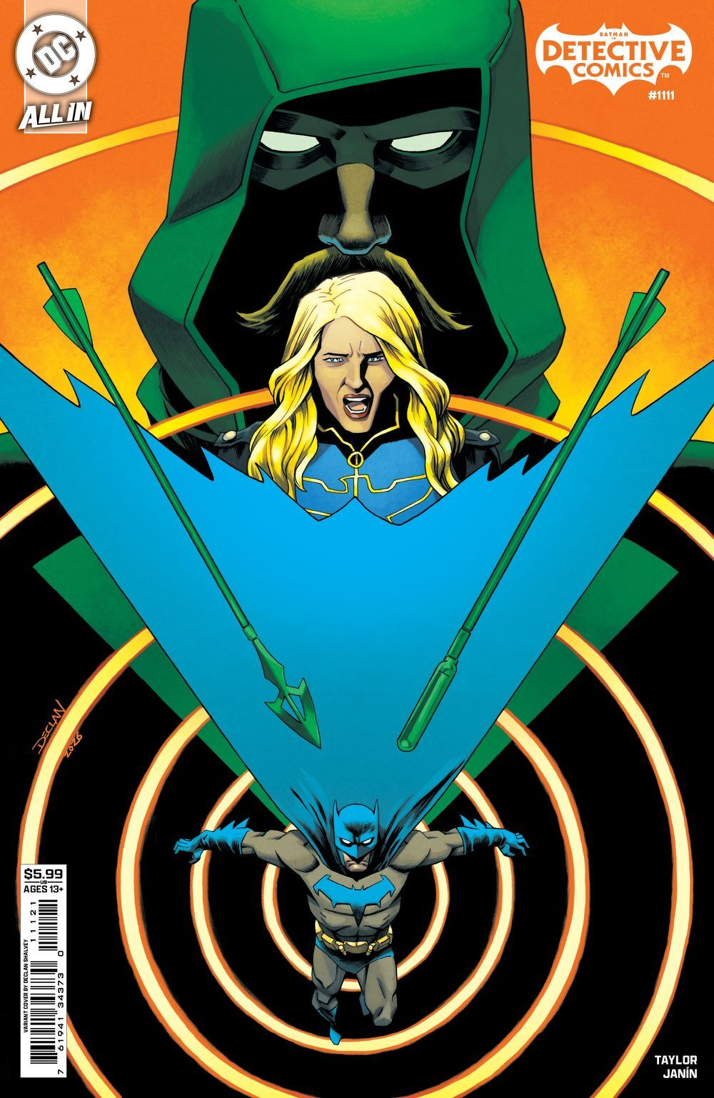 Detective Comics #1111 (Cover B Declan Shalvey Card Stock Variant)