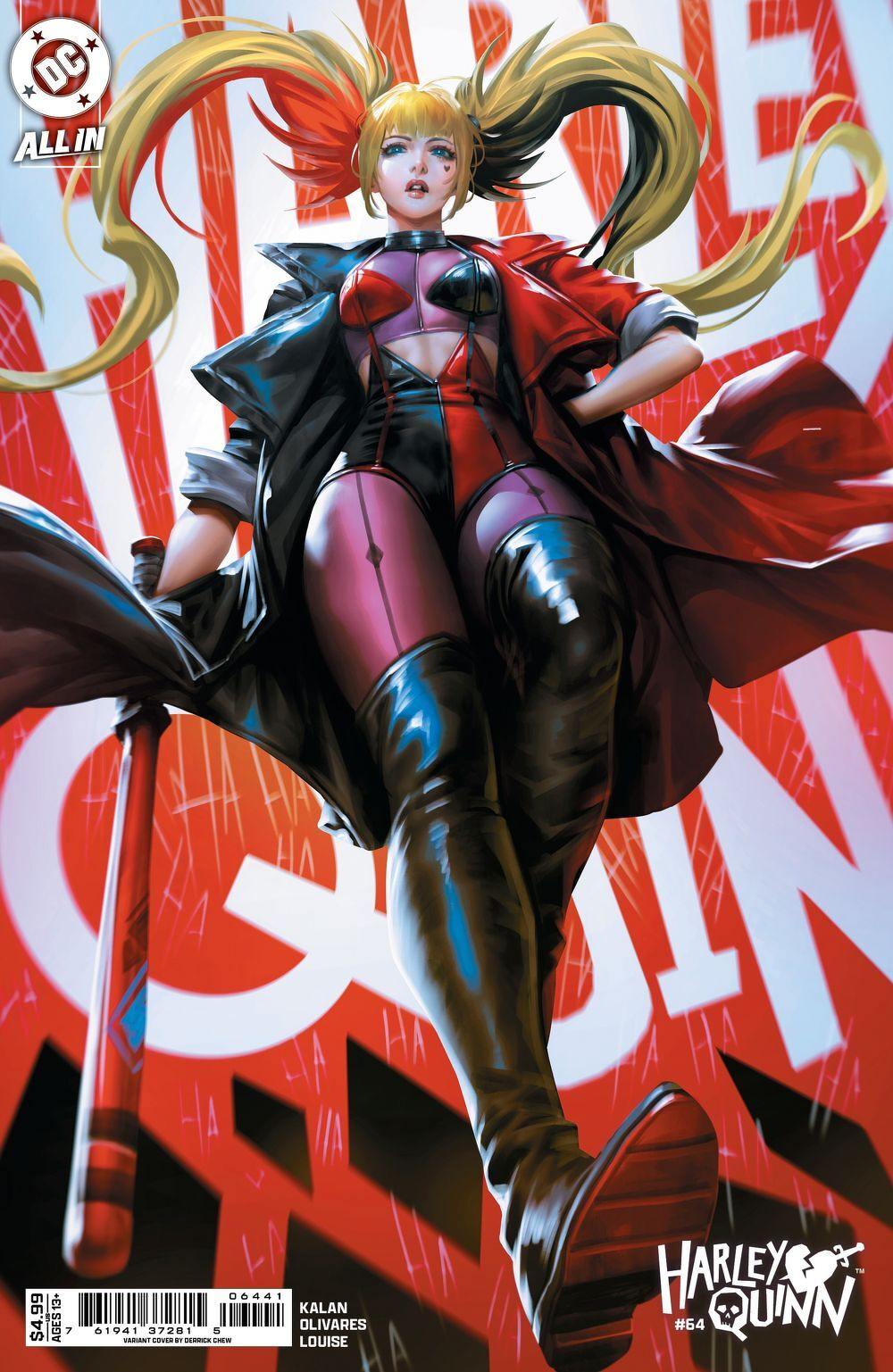 Harley Quinn #64 (Cover D Derrick Chew Card Stock Variant)
