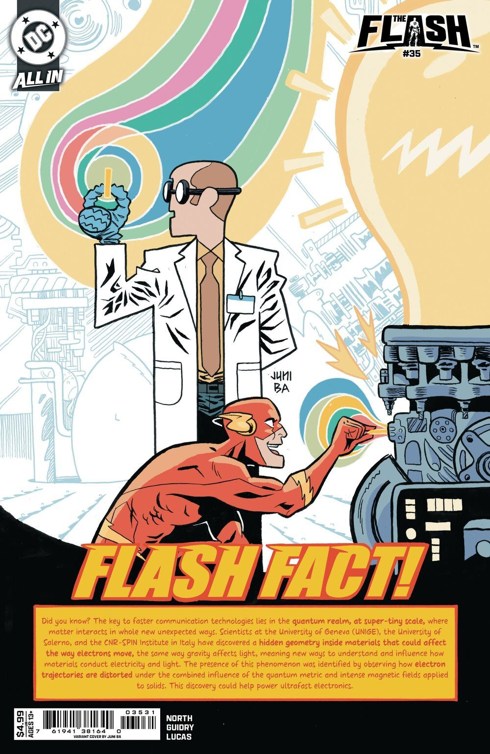 Flash #35 (Cover C Juni Ba Card Stock Variant)