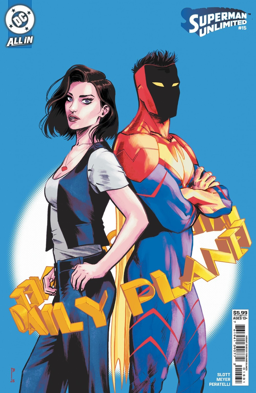 Superman Unlimited #15 (Cover C Fernando Blanco Card Stock Variant)(The Reign Of The Superboys)