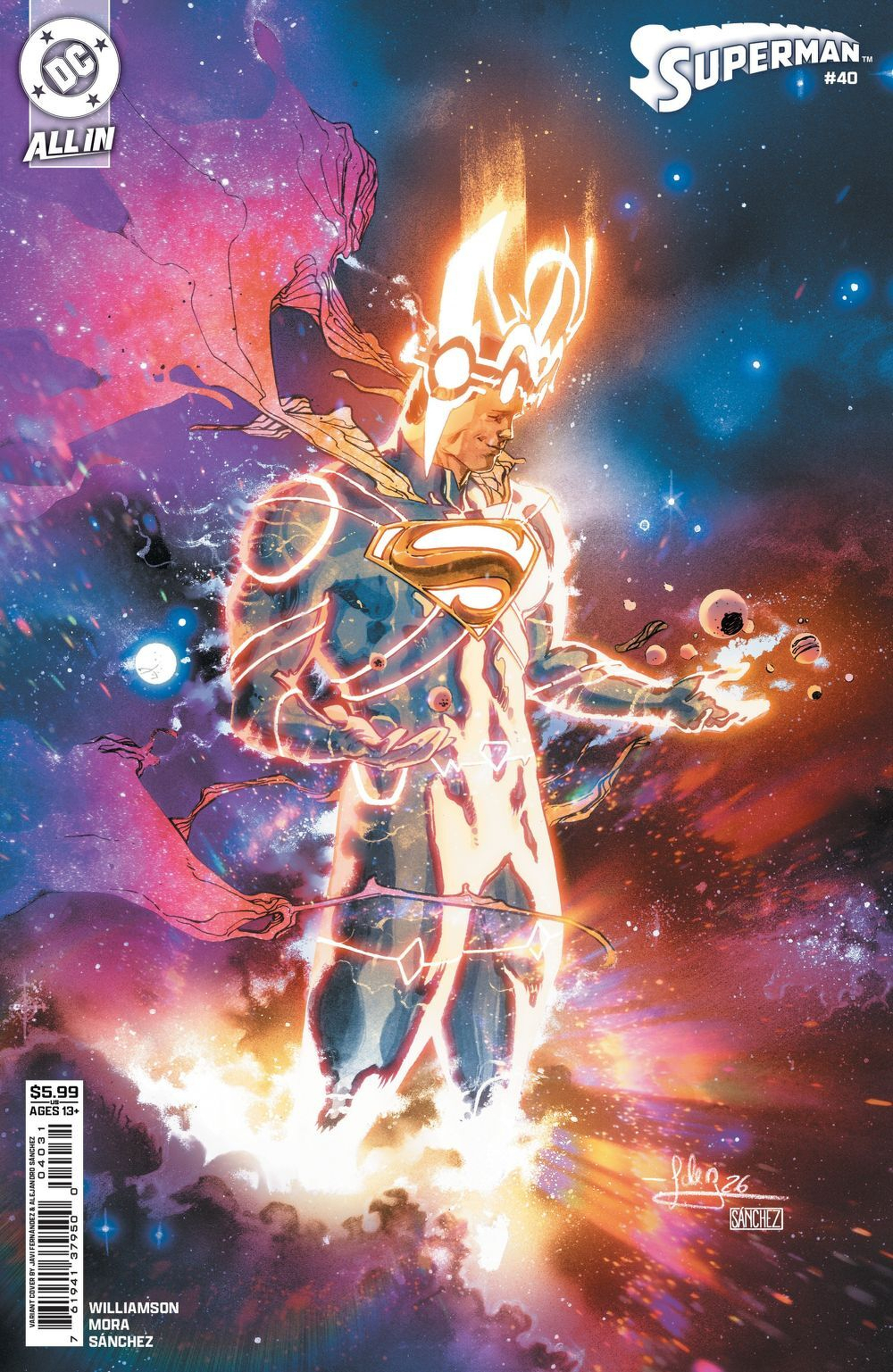 Superman #40 (Cover C Javier Fernandez Card Stock Variant)