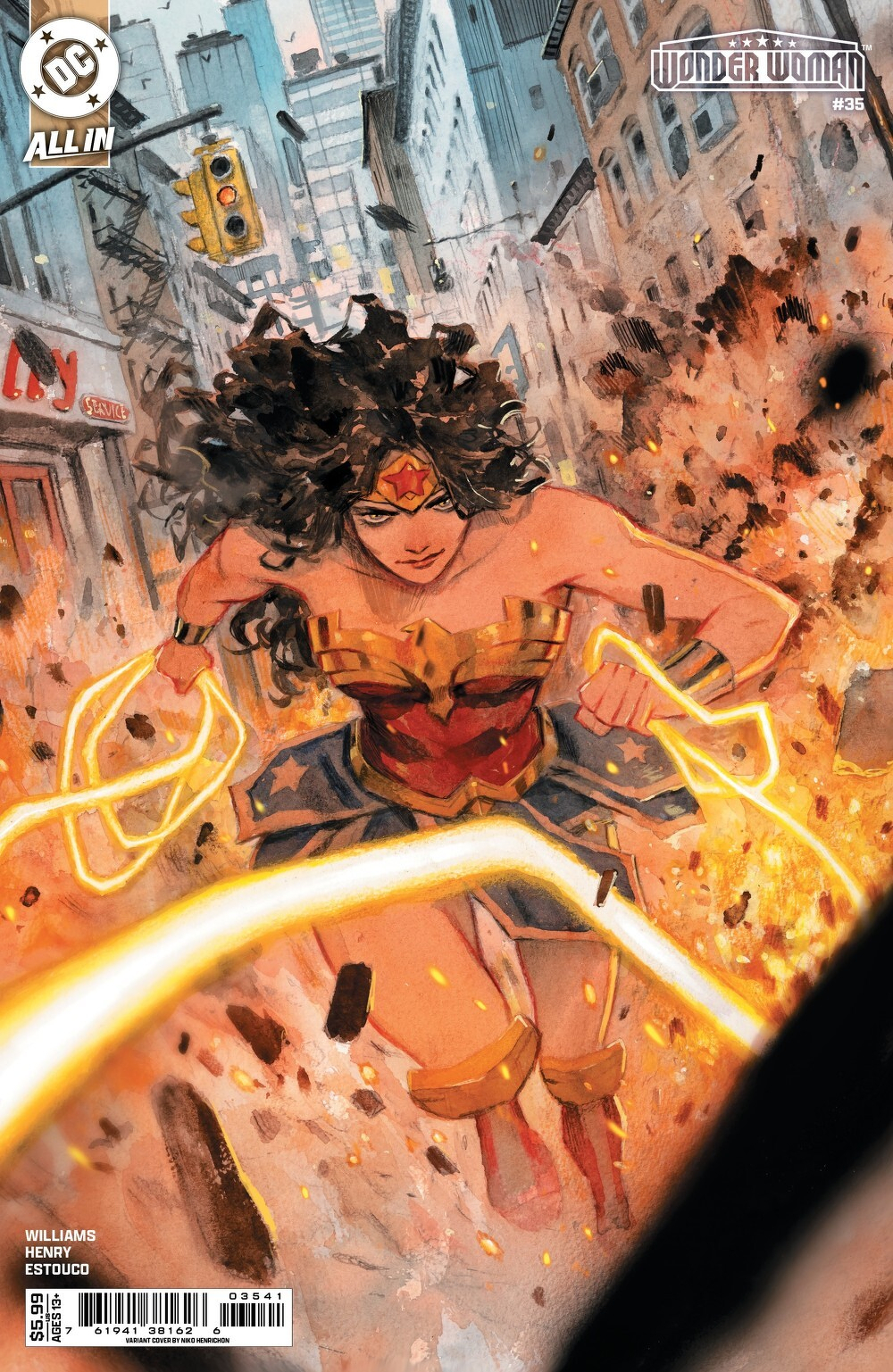 Wonder Woman #35 (Cover D Niko Henrichson Card Stock Variant)