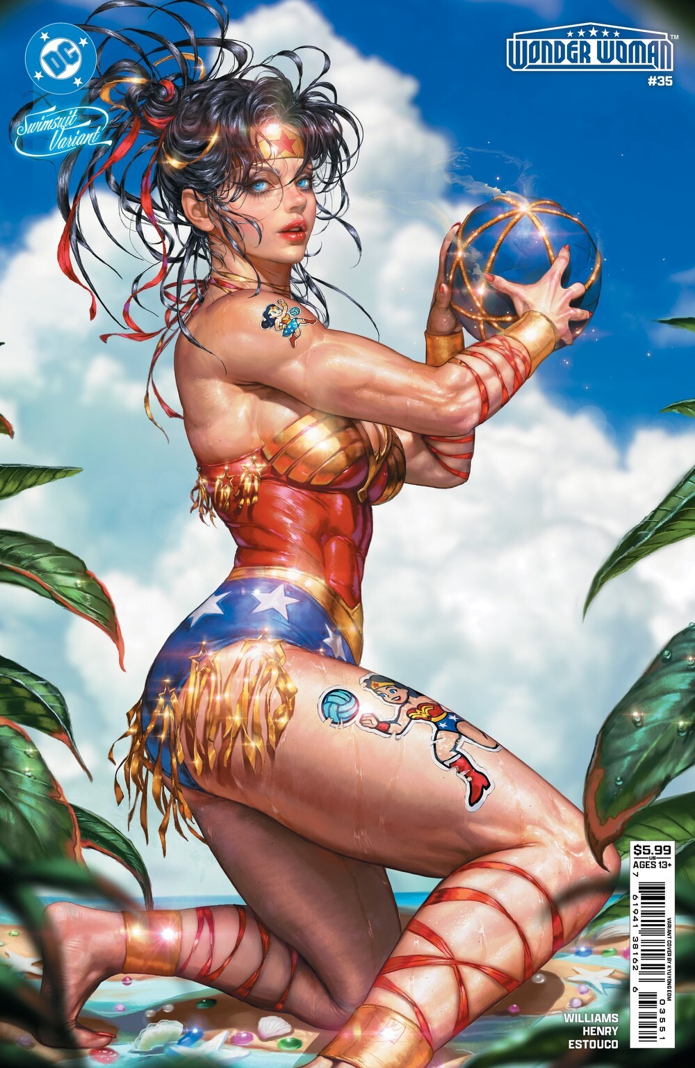 Wonder Woman #35 (Cover E Kyuyong Eom Swimsuit Card Stock Variant)