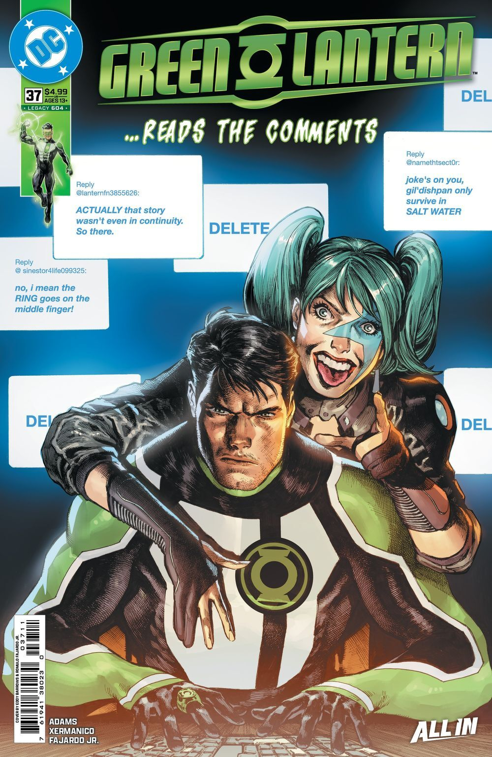 Green Lantern #37 (Cover A Eddy Barrows)