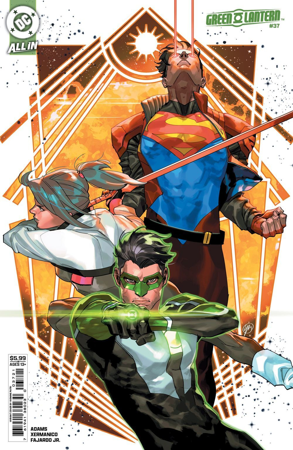 Green Lantern #37 (Cover B Yasmine Putri Card Stock Variant)