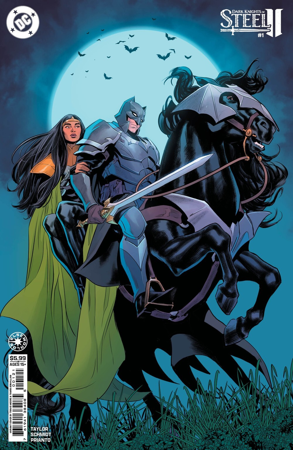 Dark Knights Of Steel II #1 (Of 12)(Cover B Travis Moore Card Stock Variant)