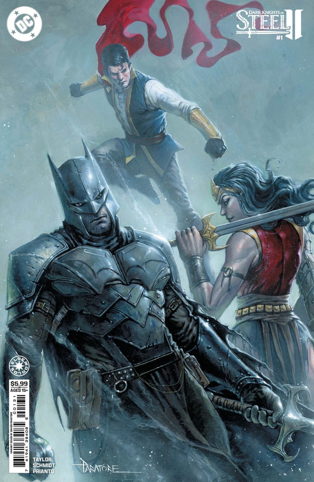 Dark Knights Of Steel II #1 (Of 12)(Cover C Davide Paratore Card Stock Variant)