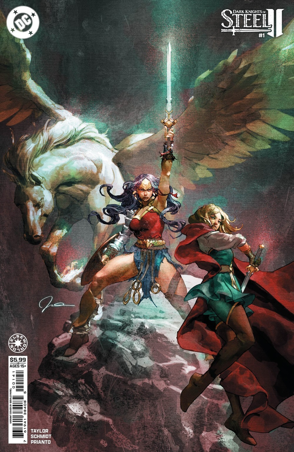 Dark Knights Of Steel II #1 (Of 12)(Cover D Gerald Parel Card Stock Variant)