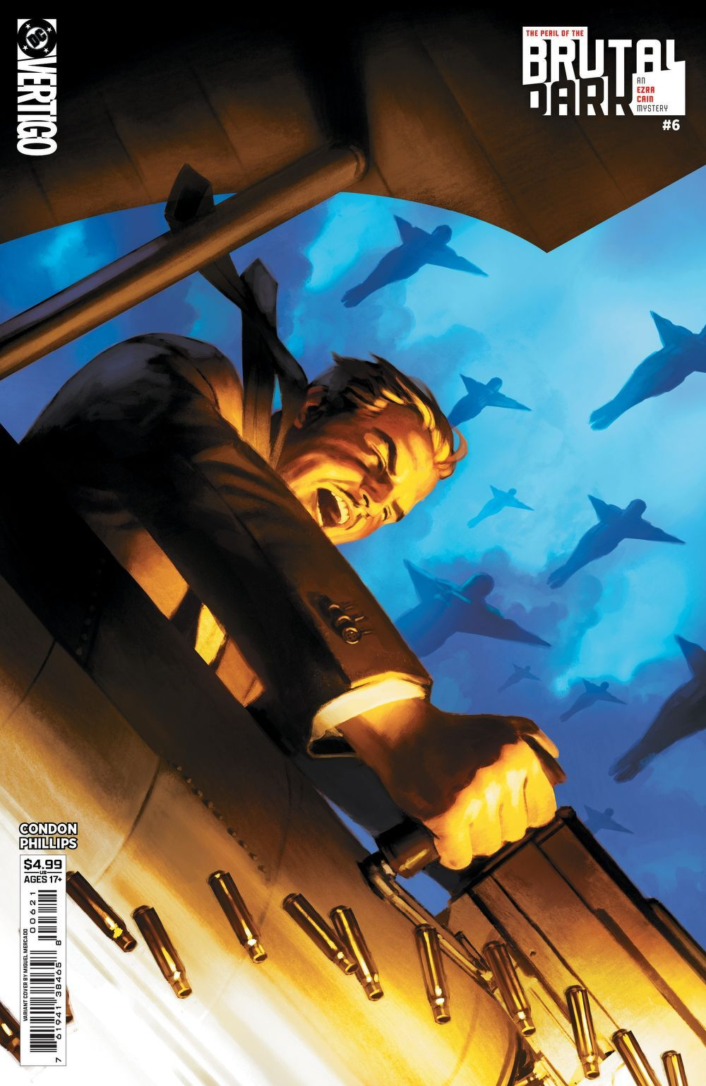 Peril Of The Brutal Dark An Ezra Cain Mystery #6 (Of 6)(Cover B Miguel Mercado Card Stock Variant)