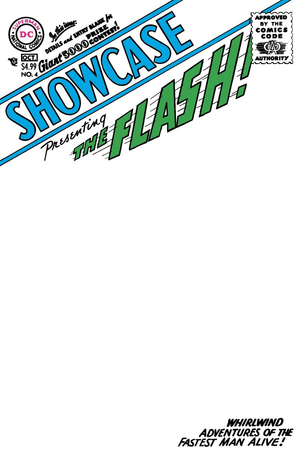 Showcase #4 Facsimile Edition (Cover B Blank Card Stock Variant)(find on eBay)