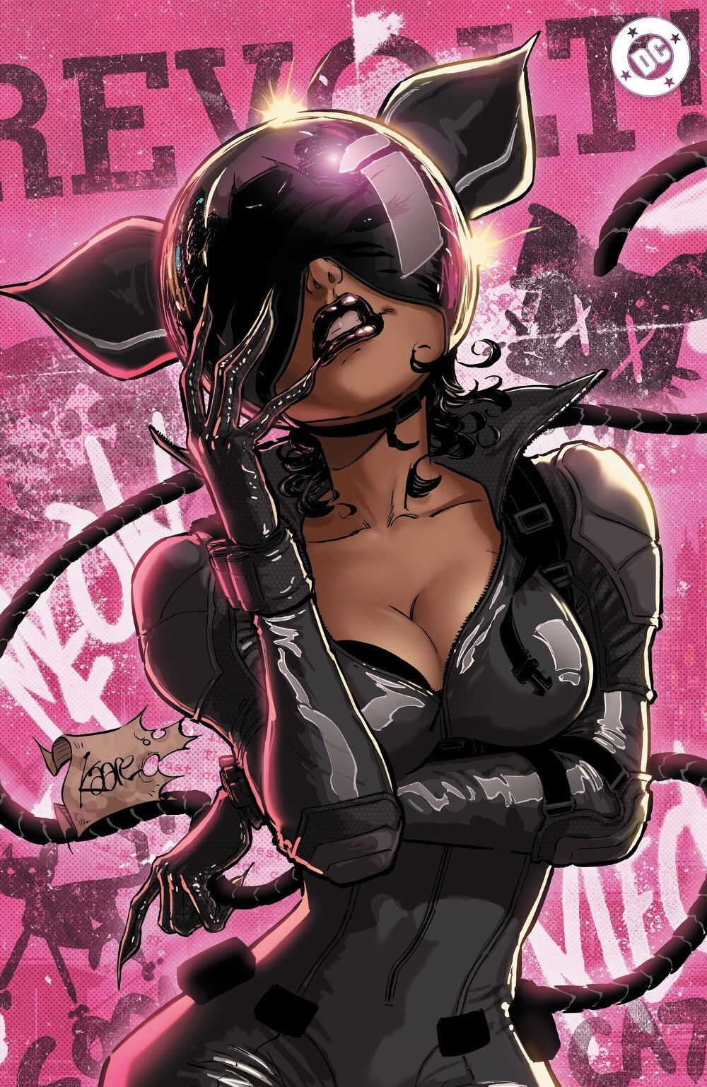 Absolute Catwoman #1 (OF 6)(2nd Printing Cover C Kaare Andrews Foil Card Stock Variant)