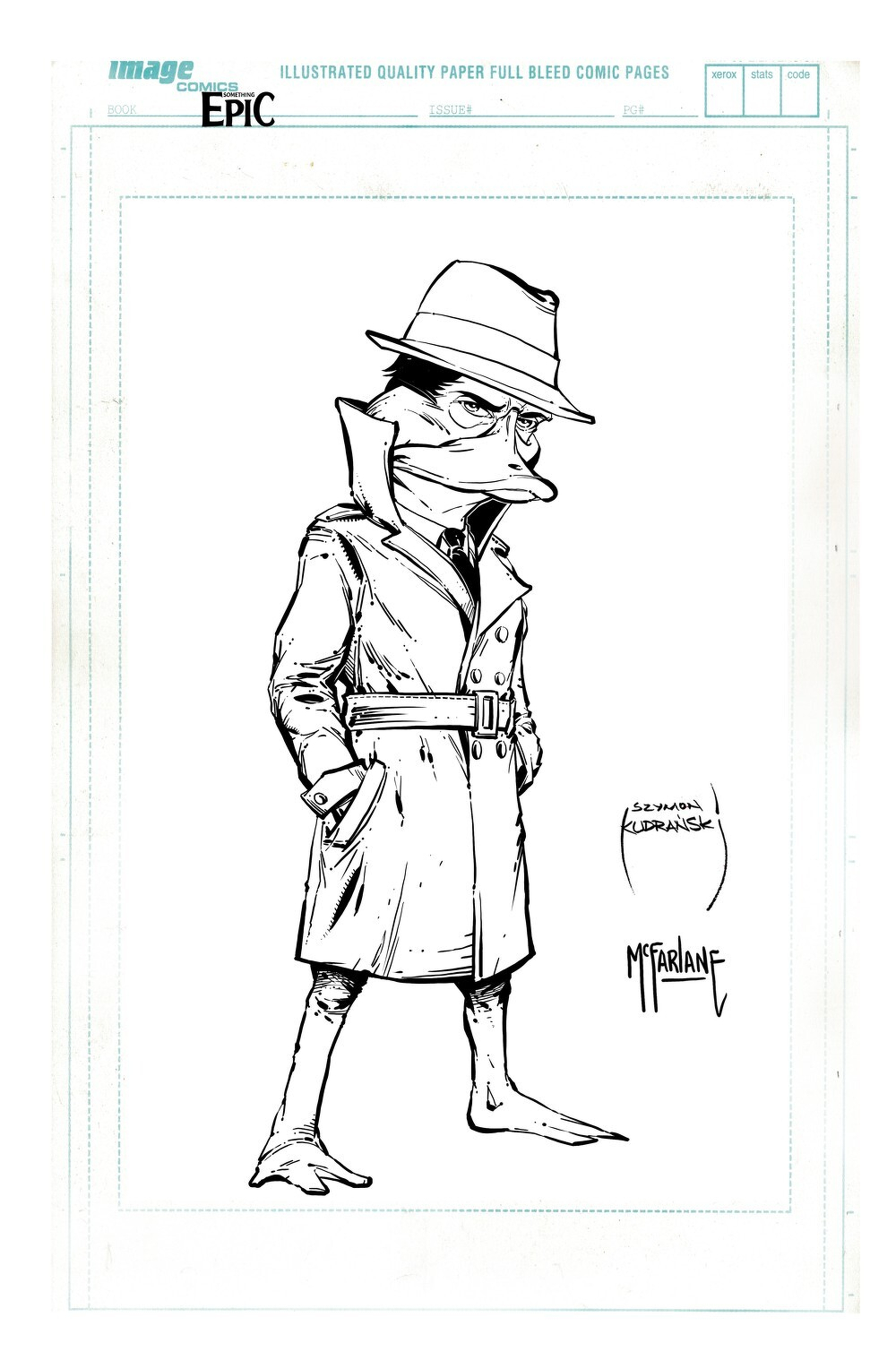 Something Epic #13 (Cover B Szymon Kudranski & Todd McFarlane Raw Art Variant)