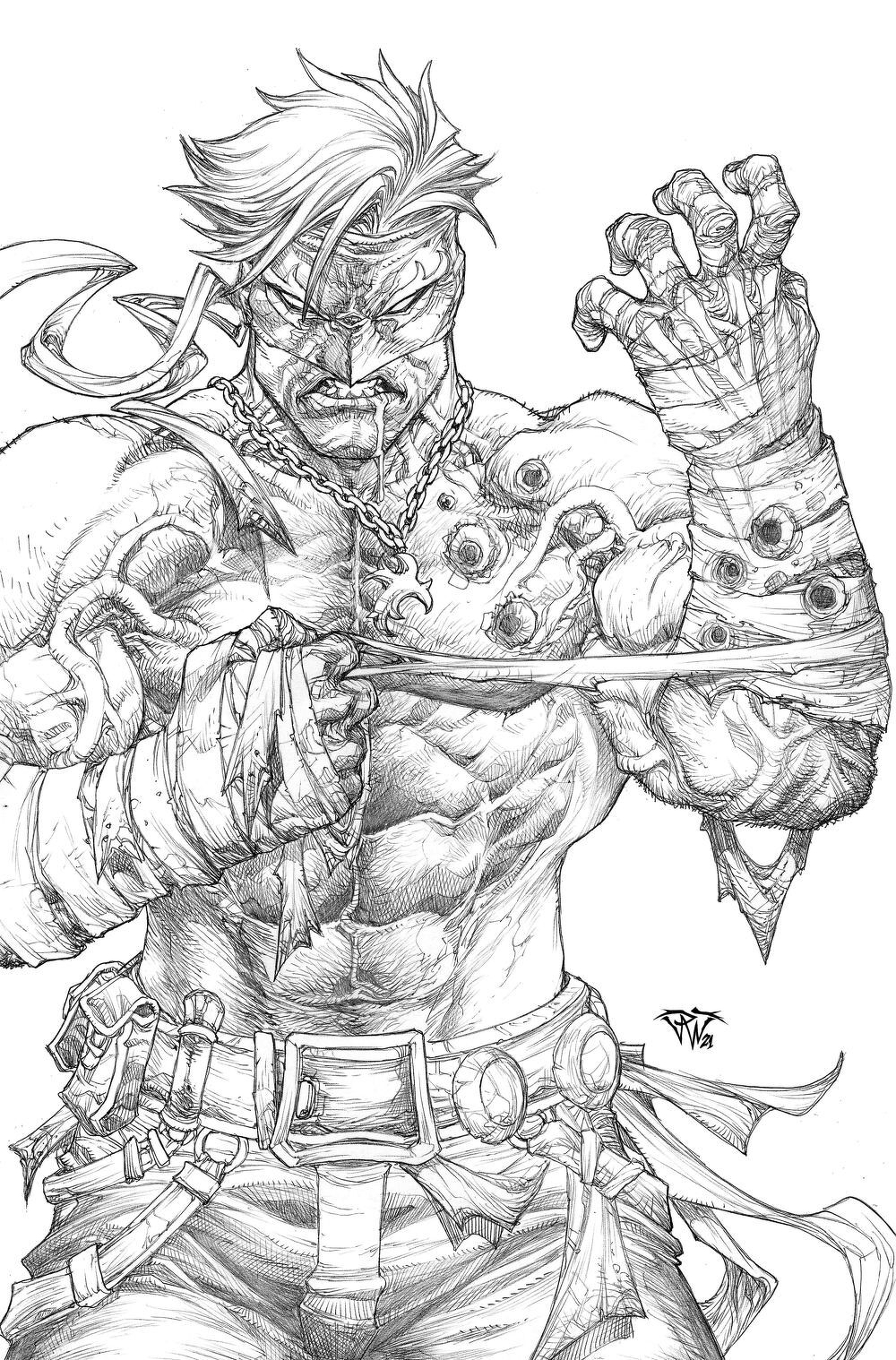 Final Boss #8 (Cover E Paolo Pantalena Black & White Full Art Variant)