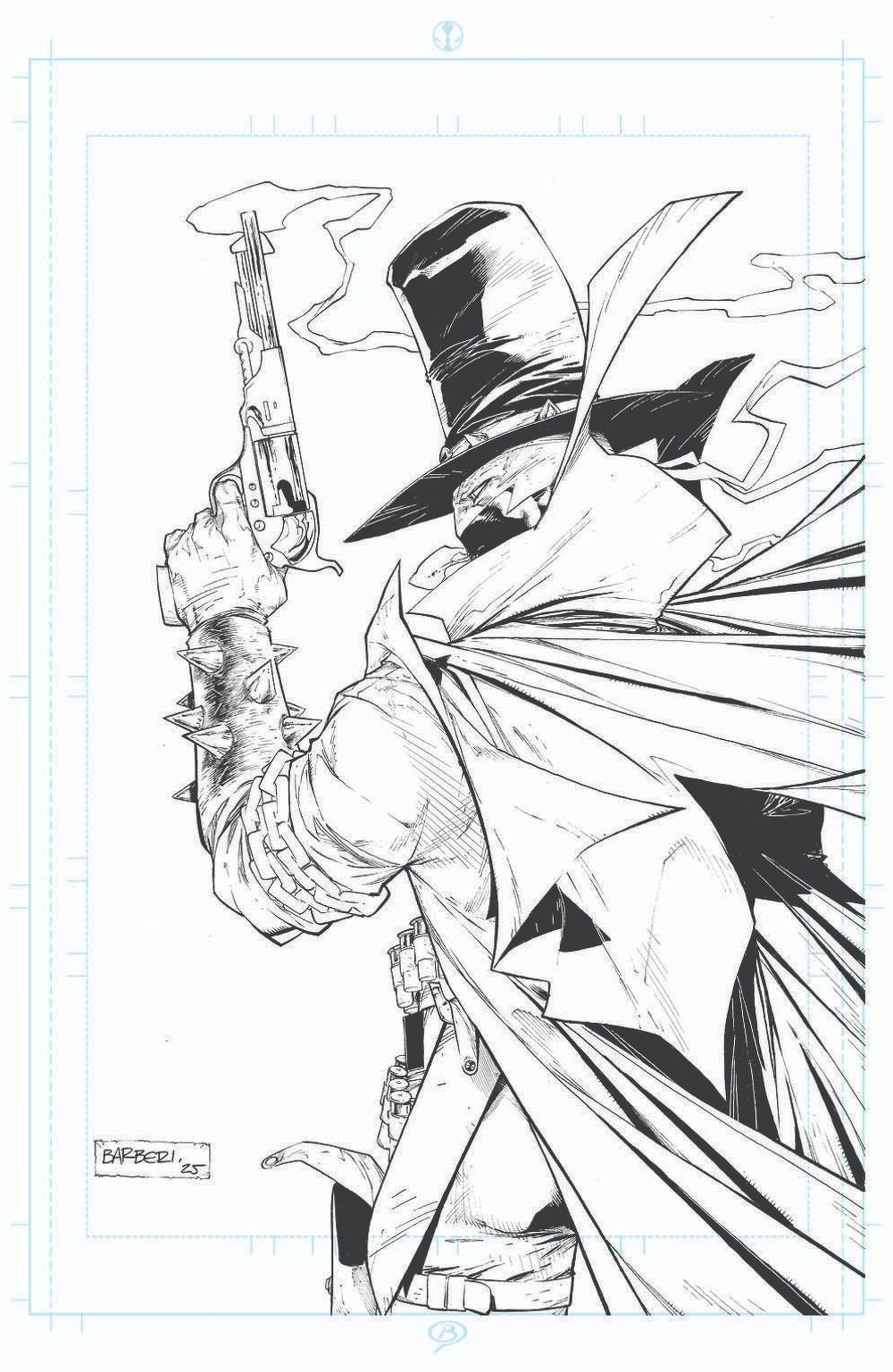 Gunslinger Spawn #56 (Cover B Carlo Barberi Raw Art Variant)