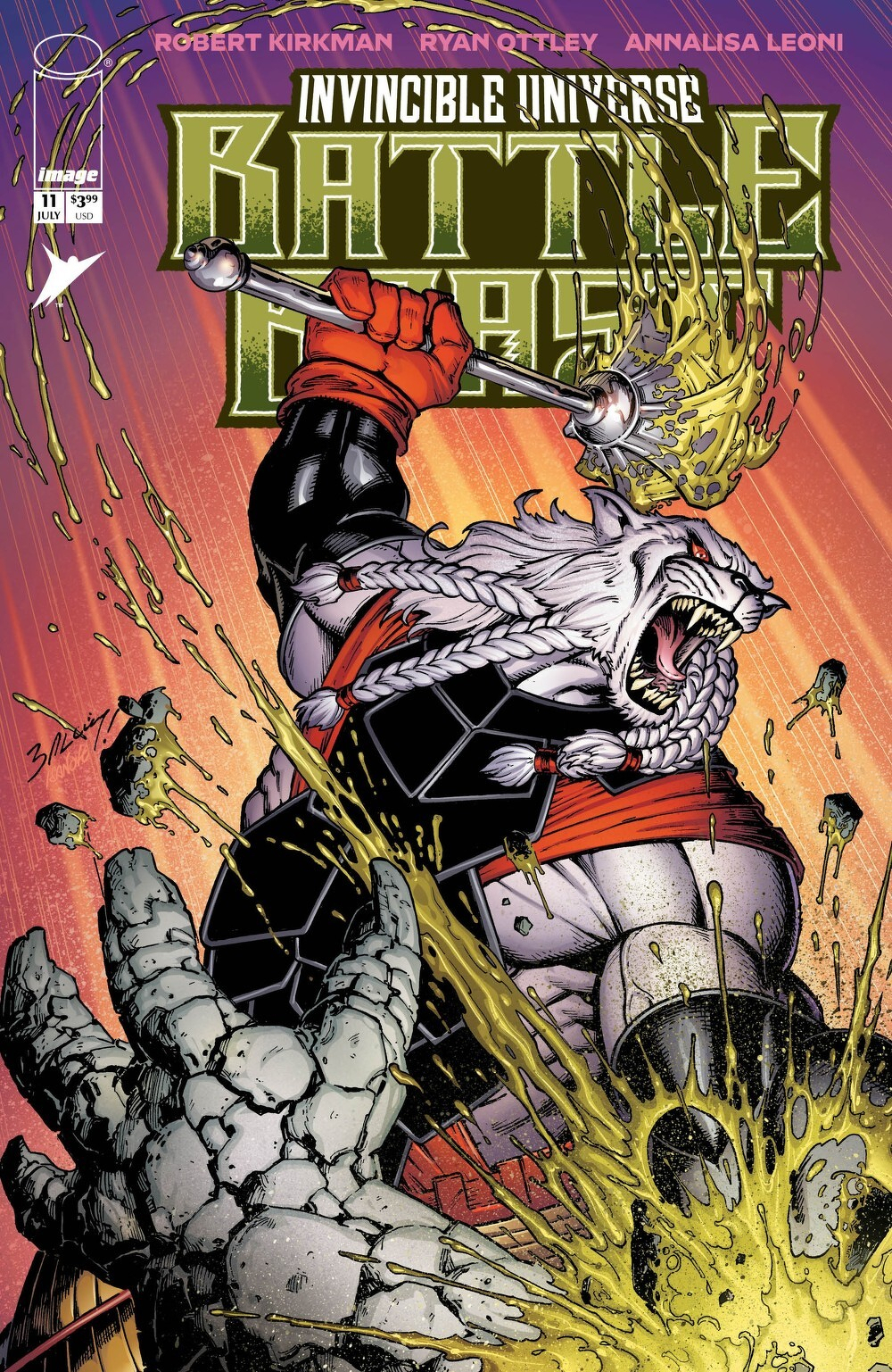 Invincible Universe Battle Beast #11 (Cover B Mark Bagley & Richard Isanove)