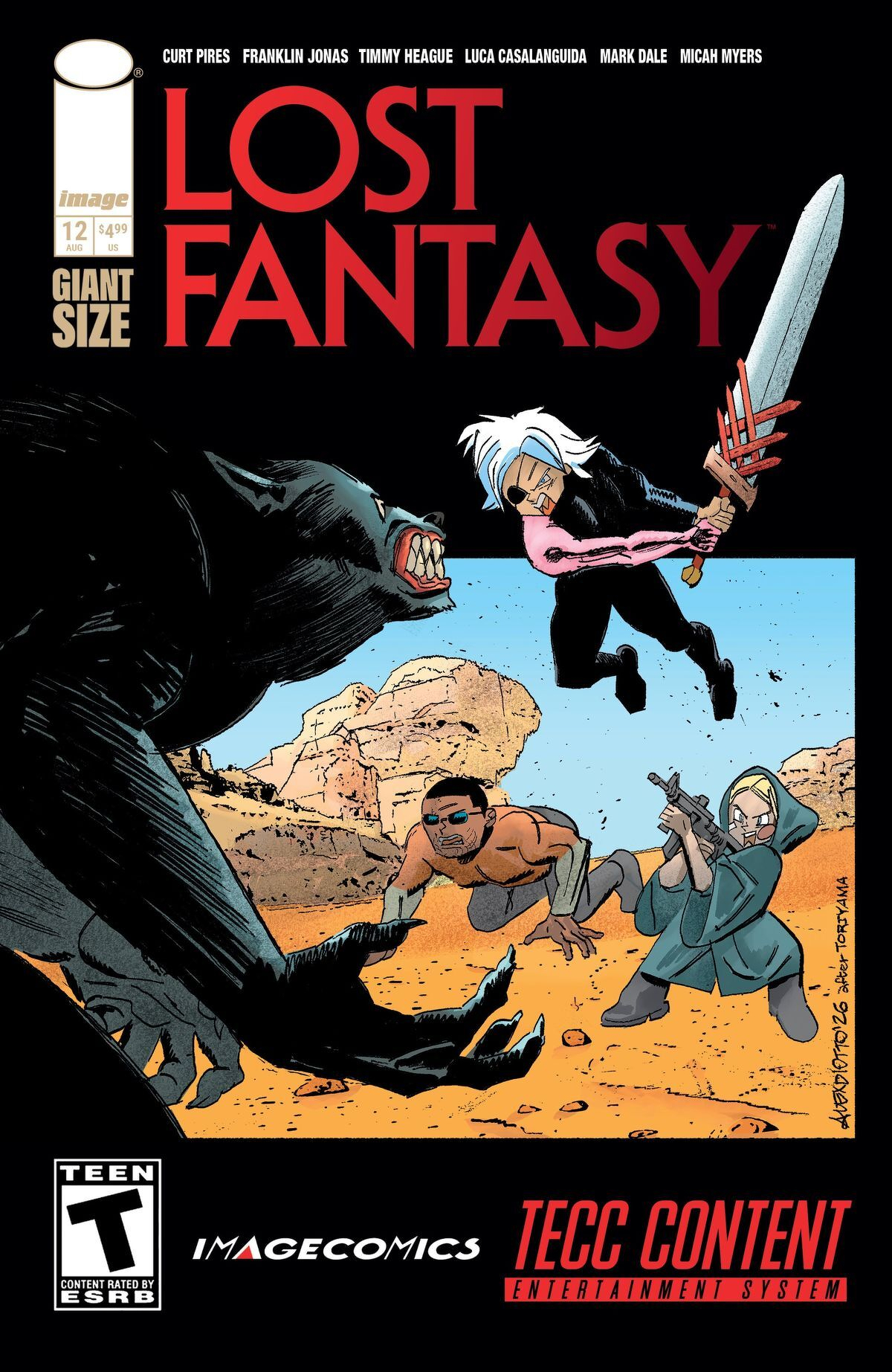 Lost Fantasy #12 (Cover B Alex Diotto)