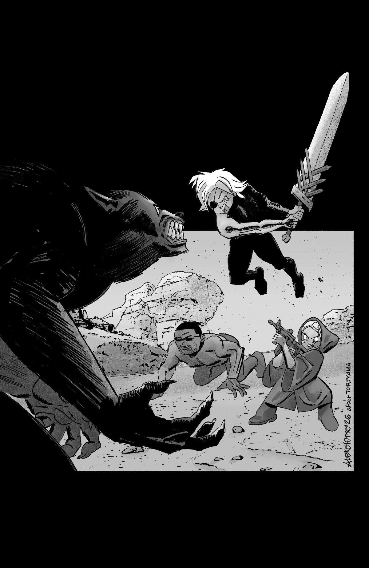Lost Fantasy #12 (Cover D Alex Diotto Full Art Raw Art Variant)