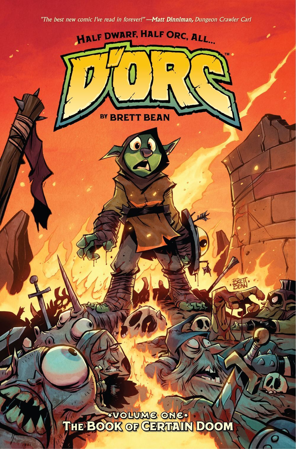 D'orc Volume 1 The Book Of Certain Doom TP (Cover A Brett Bean Book Market Variant)