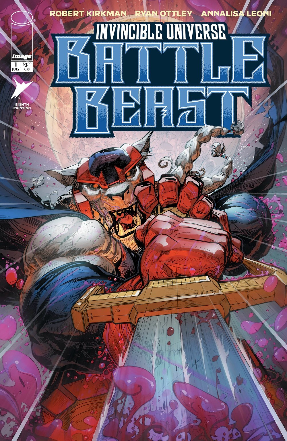 Invincible Universe Battle Beast #1 (8th Printing Cover A Howard Porter & Romulo Fajardo Jr.)(find on eBay)