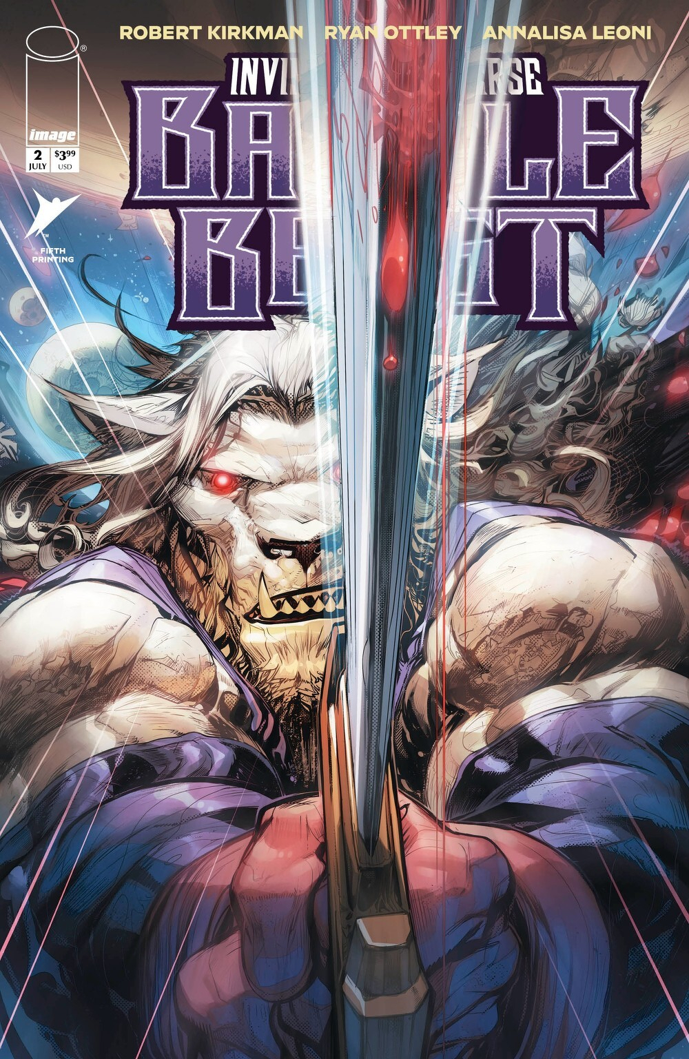 Invincible Universe Battle Beast #2 (5th Printing Cover A Howard Porter & Romulo Fajardo Jr.)(find on eBay)