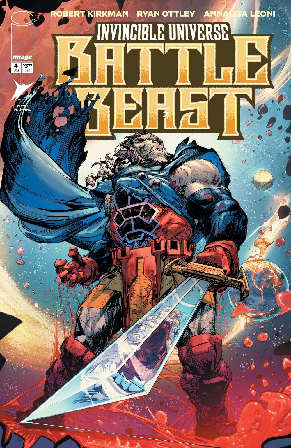 Invincible Universe Battle Beast #4 (5th Printing Cover A Howard Porter & Romulo Fajardo Jr.)(find on eBay)