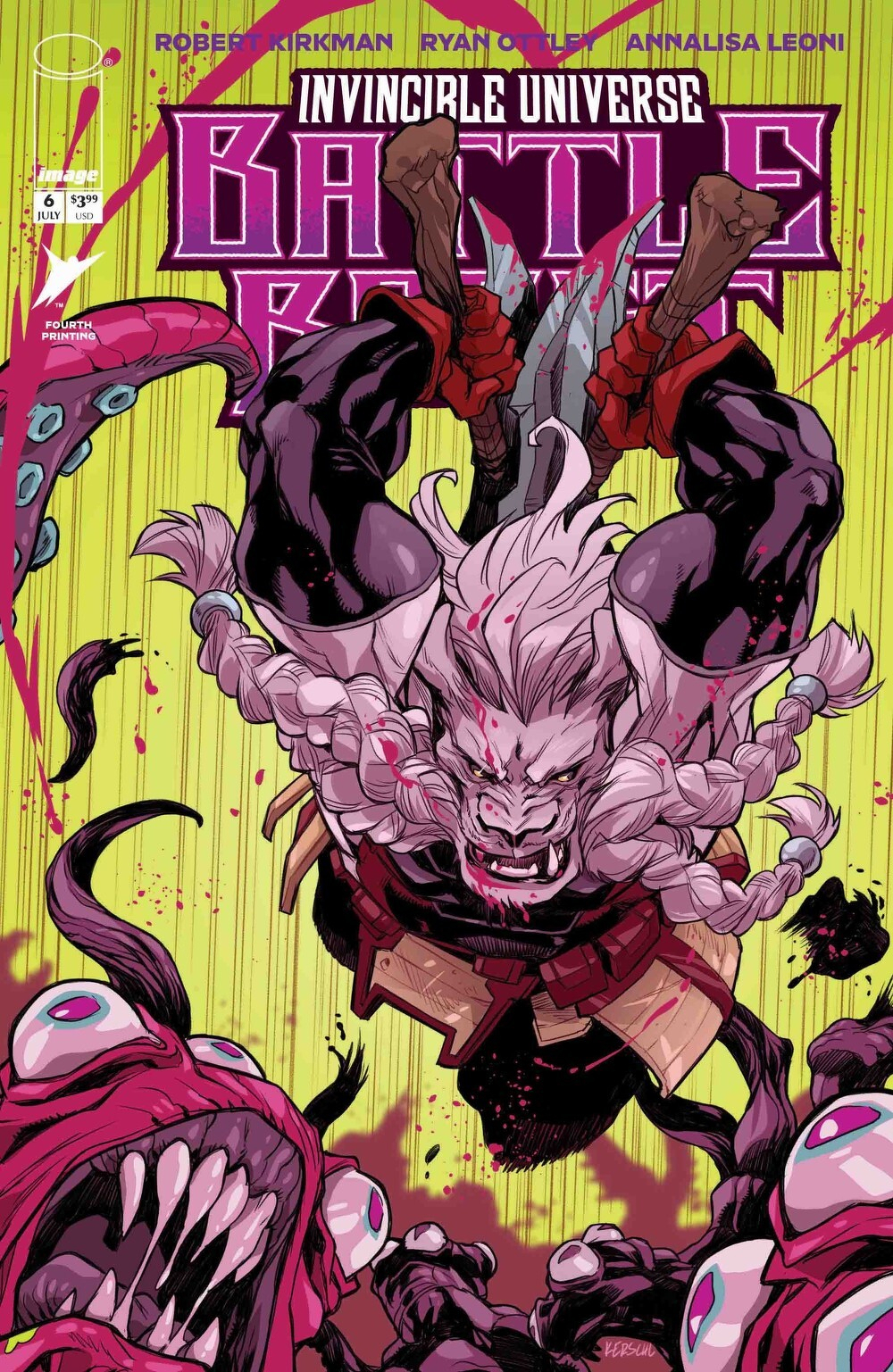 Invincible Universe Battle Beast #6 (4th Printing Cover A Karl Kerschl)(find on eBay)