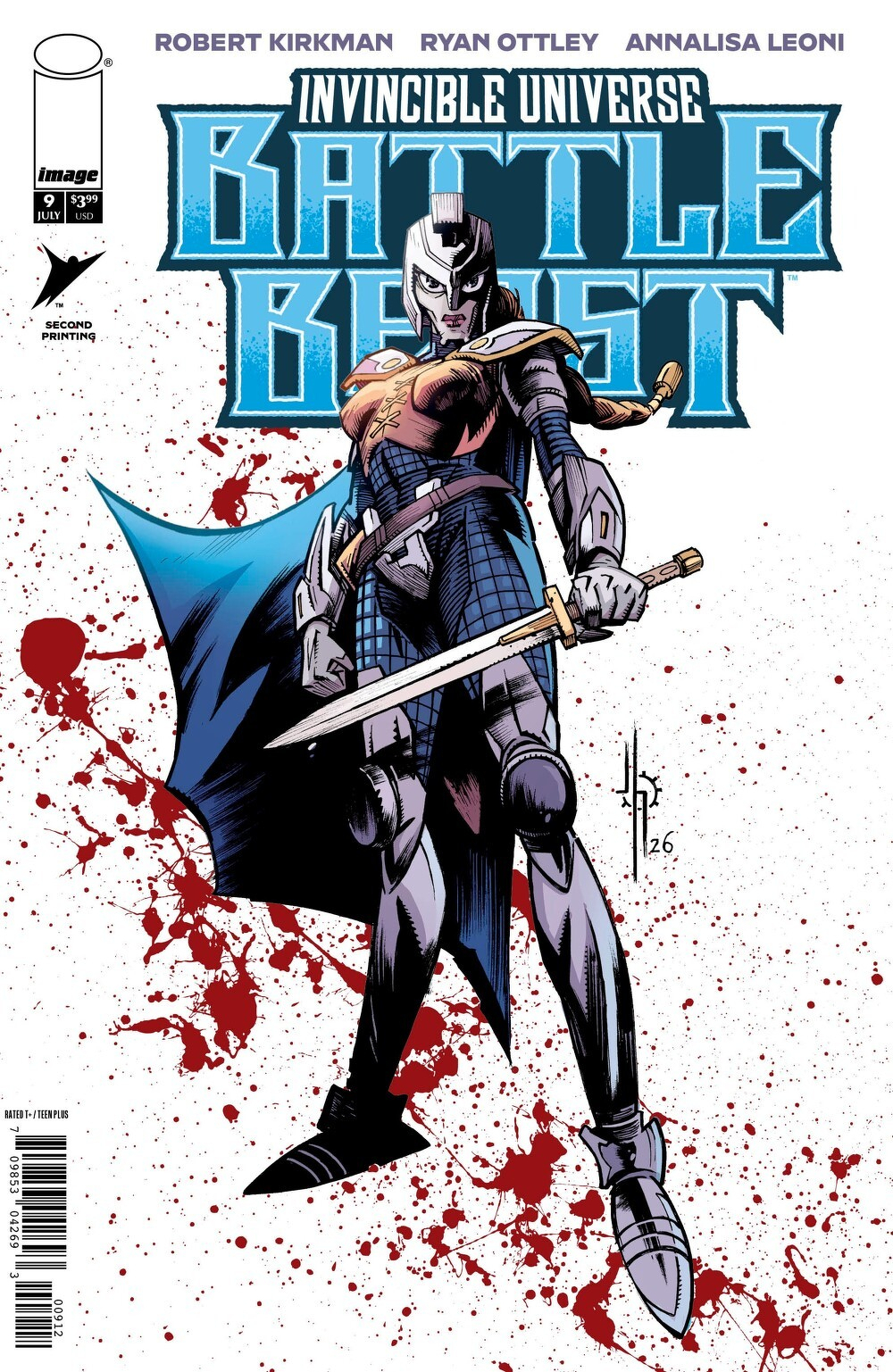 Invincible Universe Battle Beast #9 (2nd Printing Cover A Jason Howard)