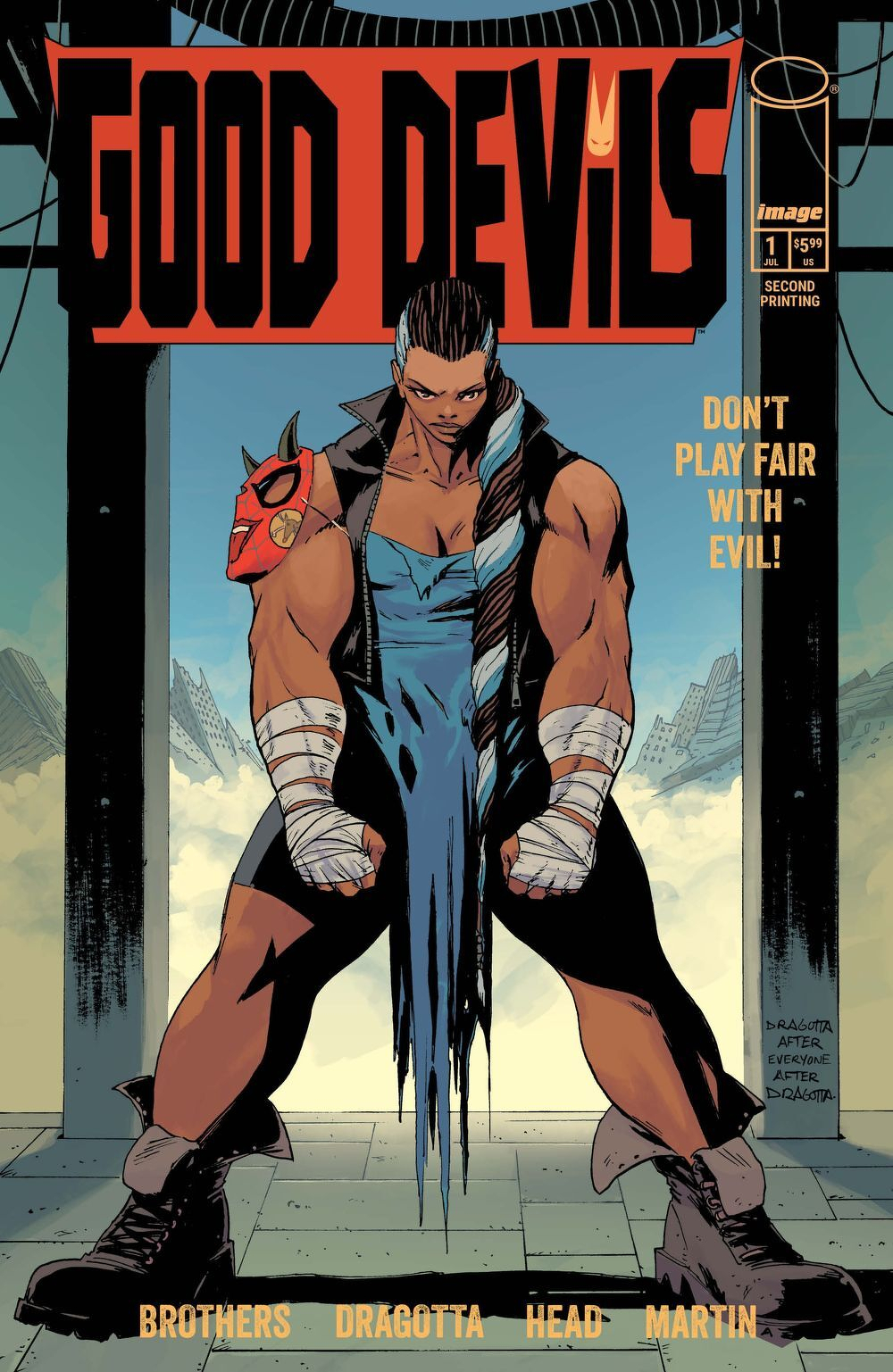Good Devils Don't Play Fair With Evil #1 (One Shot)(2nd Printing Cover B Nick Dragotta Homage Variant)