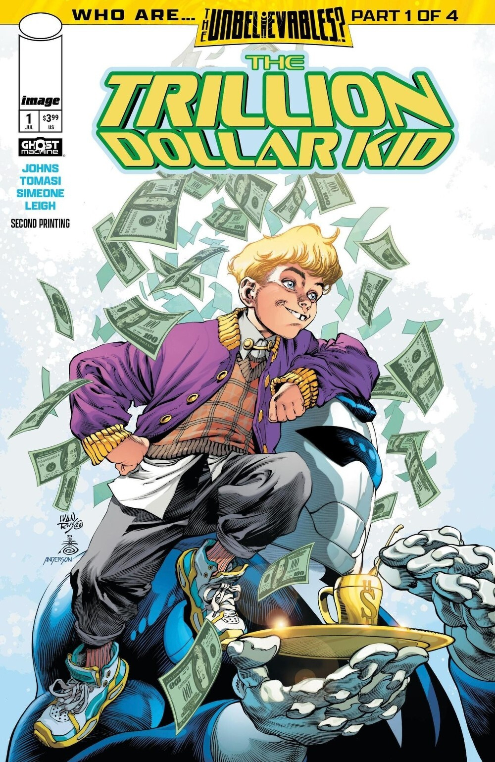 Trillion Dollar Kid #1 (Of 2)(2nd Printing Cover A Ivan Reis)