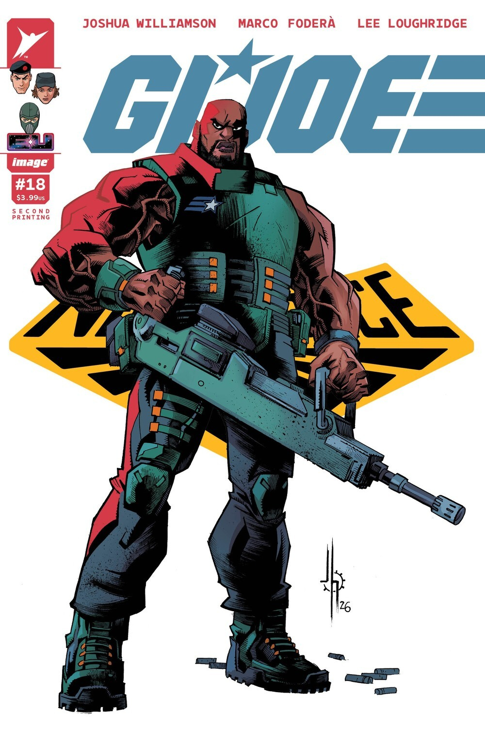 G.I. Joe #18 (2nd Printing Cover A Jason Howard)