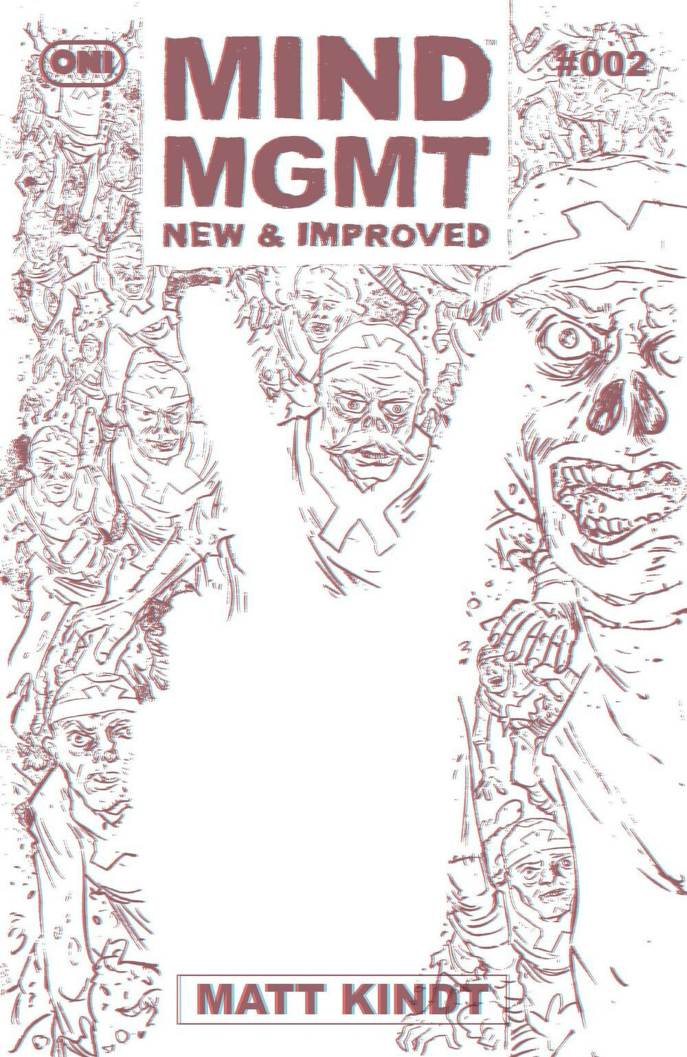 Mind MGMT New And Improved #2 (Cover E Matt Kindt 3-D Variant)