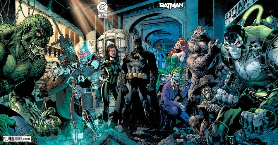 Batman #163 (Cover E Jim Lee & Scott Williams Batman Connecting Gatefold Variant)