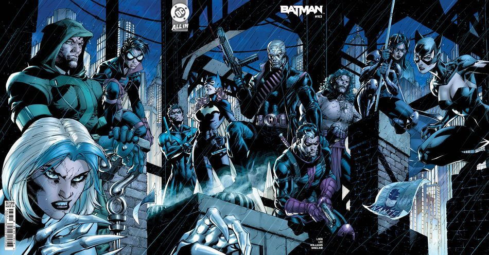 Batman #163 (Cover I Jim Lee & Scott Williams Hush Connecting Gatefold Variant)