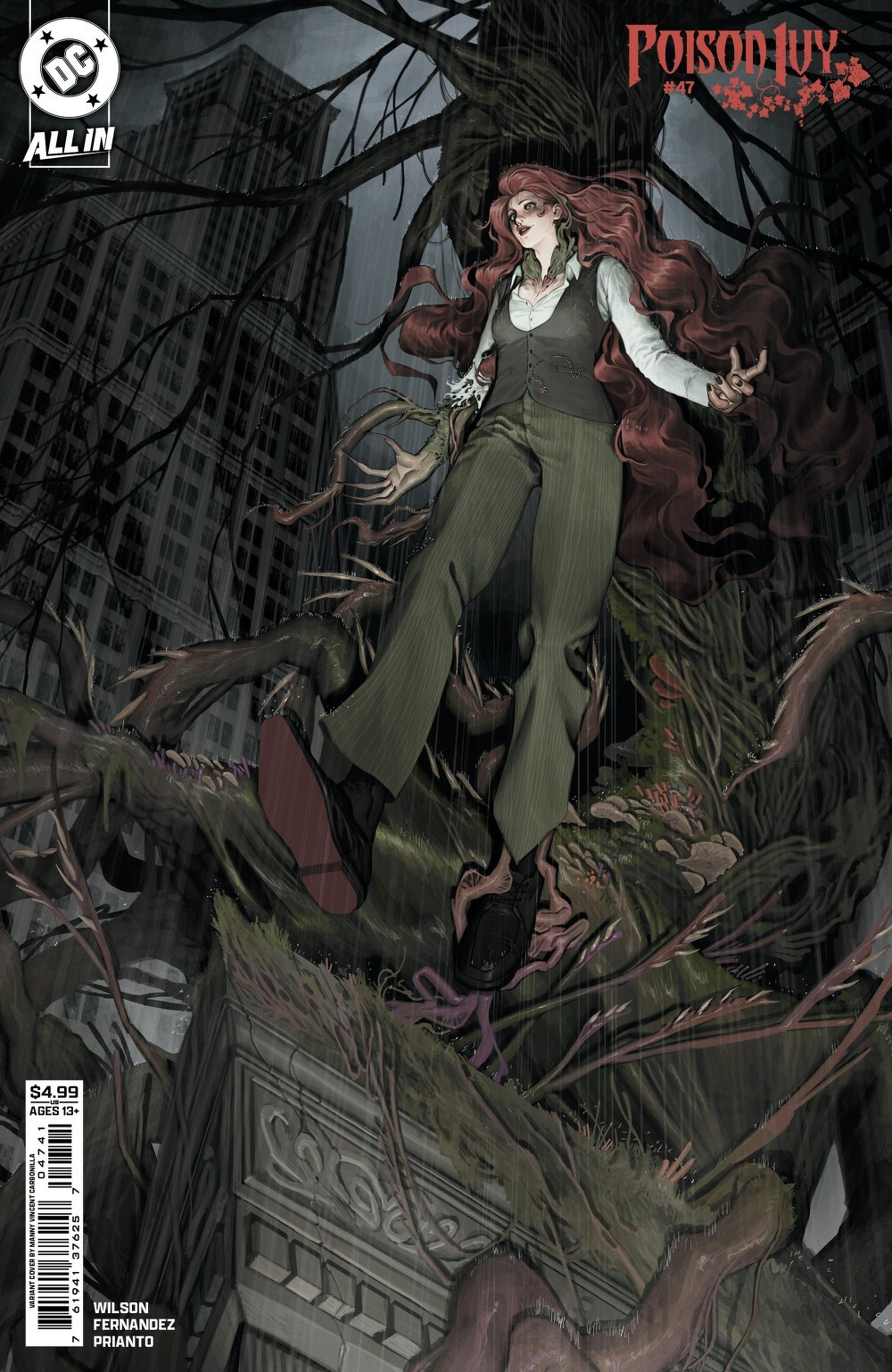 Poison Ivy #47 (Cover D Manny Vincent Carbonilla Card Stock Variant)(Batman: Bad Seeds)