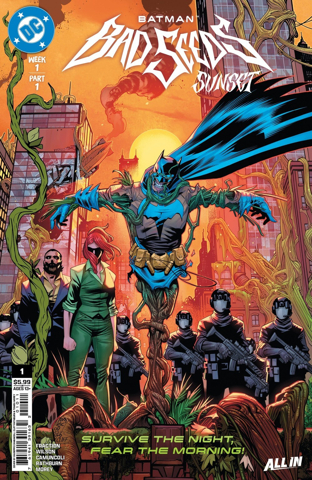 Batman Bad Seeds Sunset #1 (One Shot)(Cover A Giuseppe Camuncoli & Cliff Rathburn)