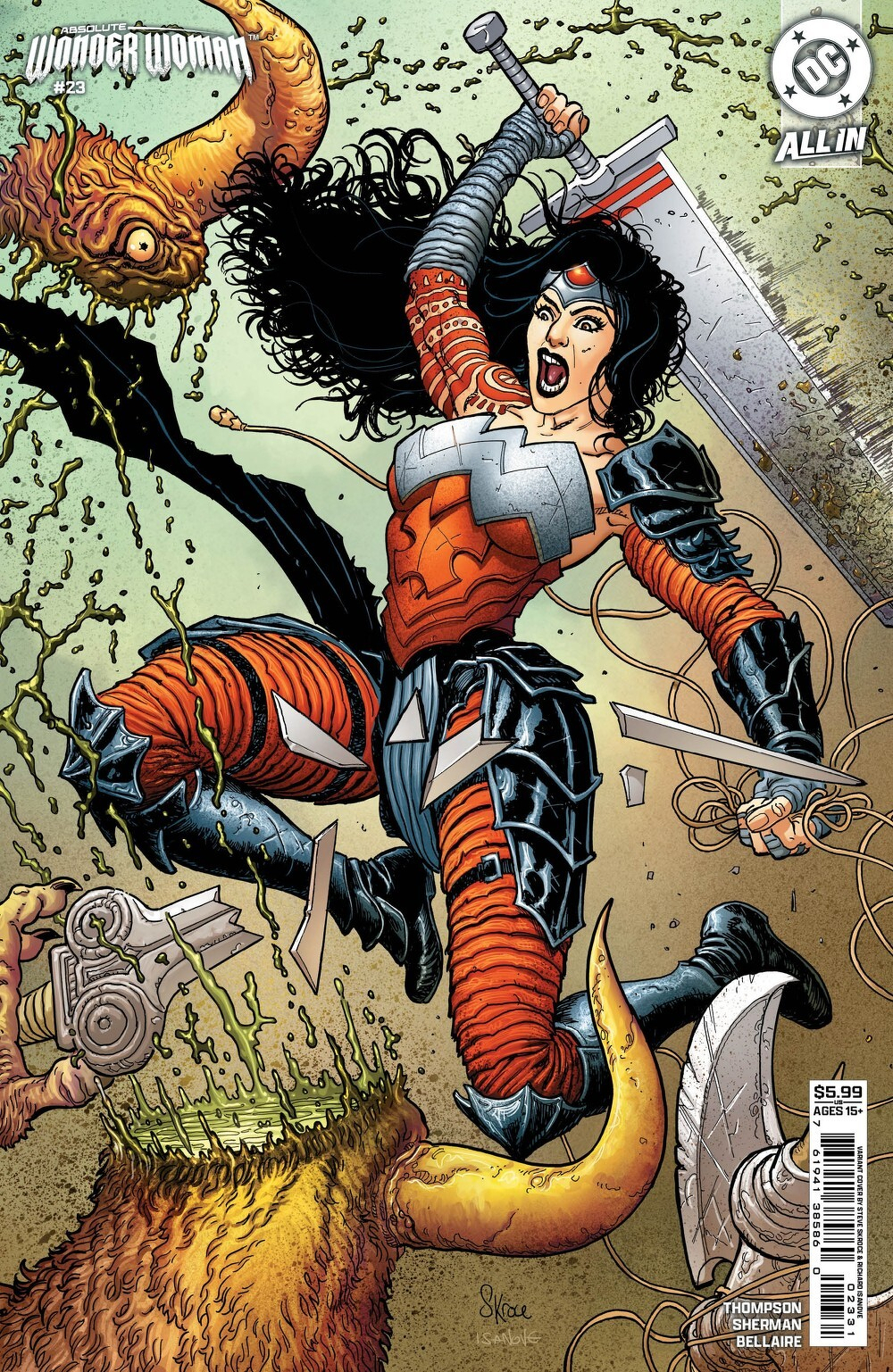 Absolute Wonder Woman #23 (Cover C Steve Skroce Card Stock Variant)