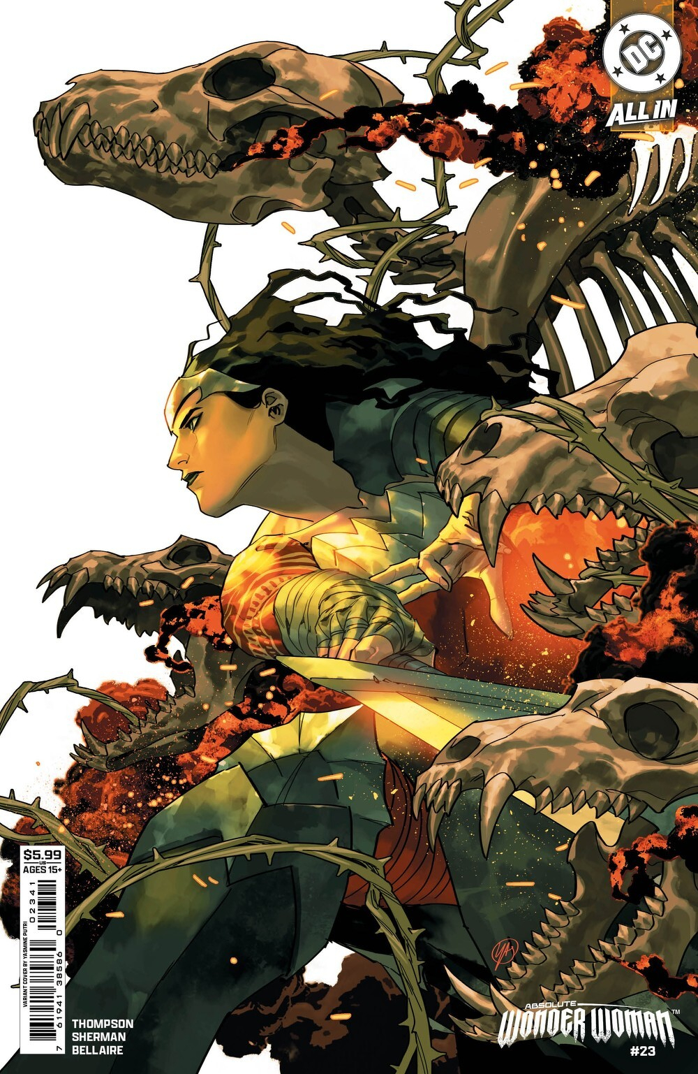 Absolute Wonder Woman #23 (Cover D Yasmine Putri Card Stock Variant)