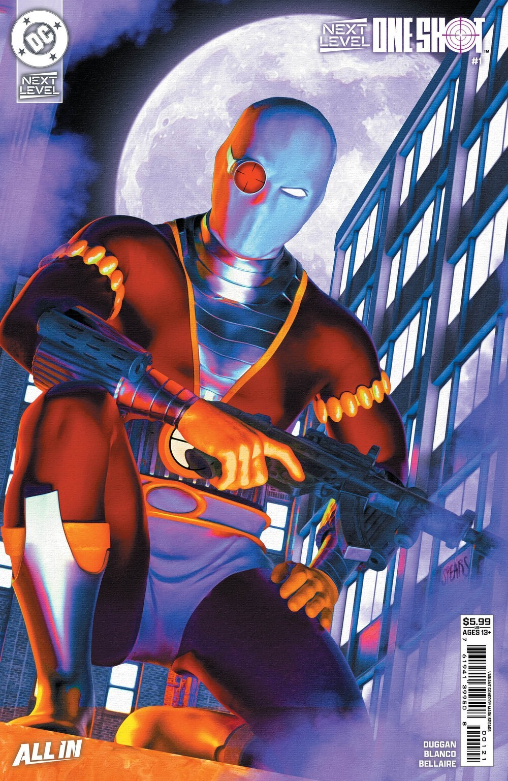Next Level One Shot #1 (One Shot)(Cover B Mark Spears Card Stock Variant)