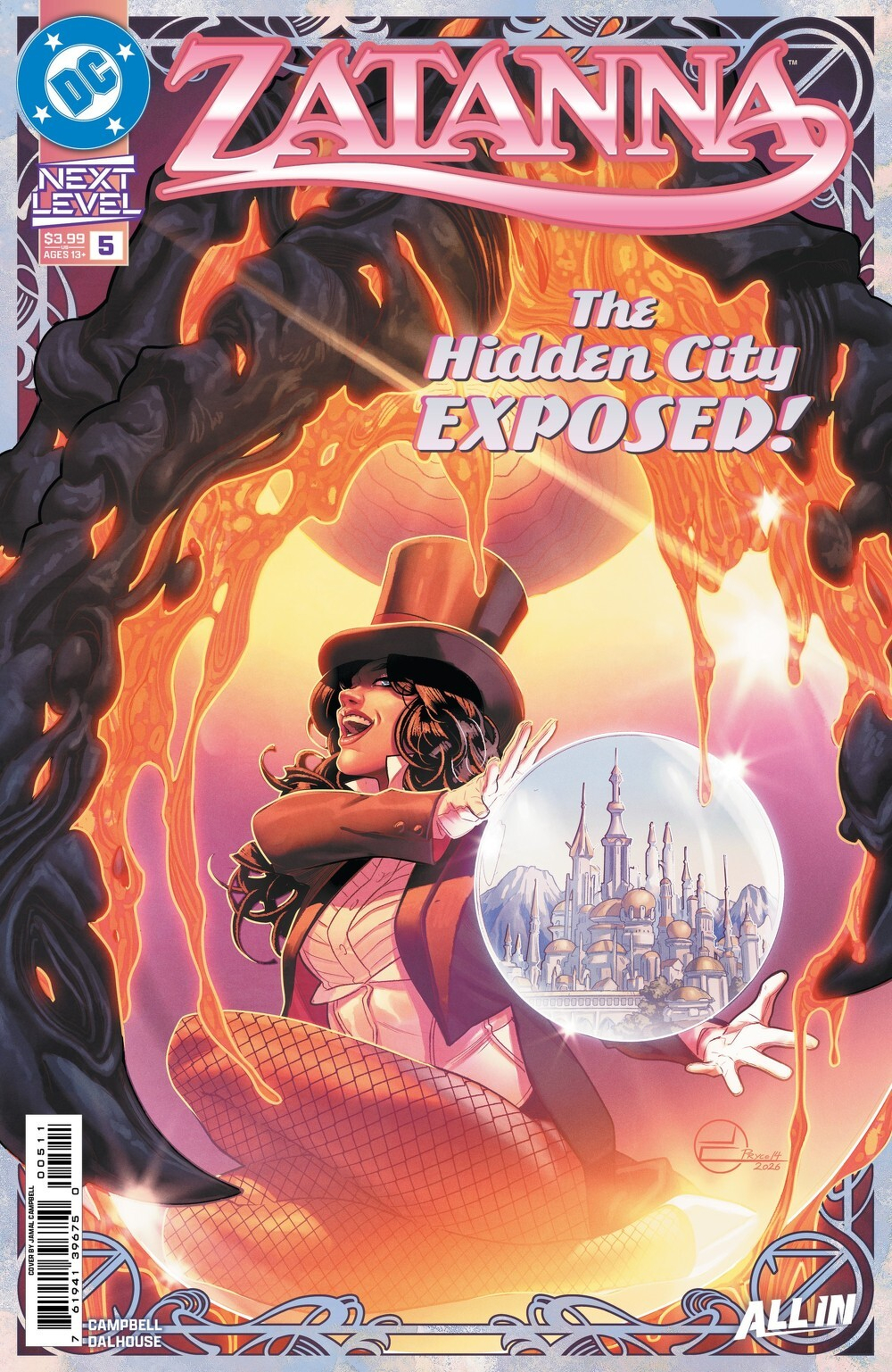 Zatanna (2026) #5 (Cover A Jamal Campbell)
