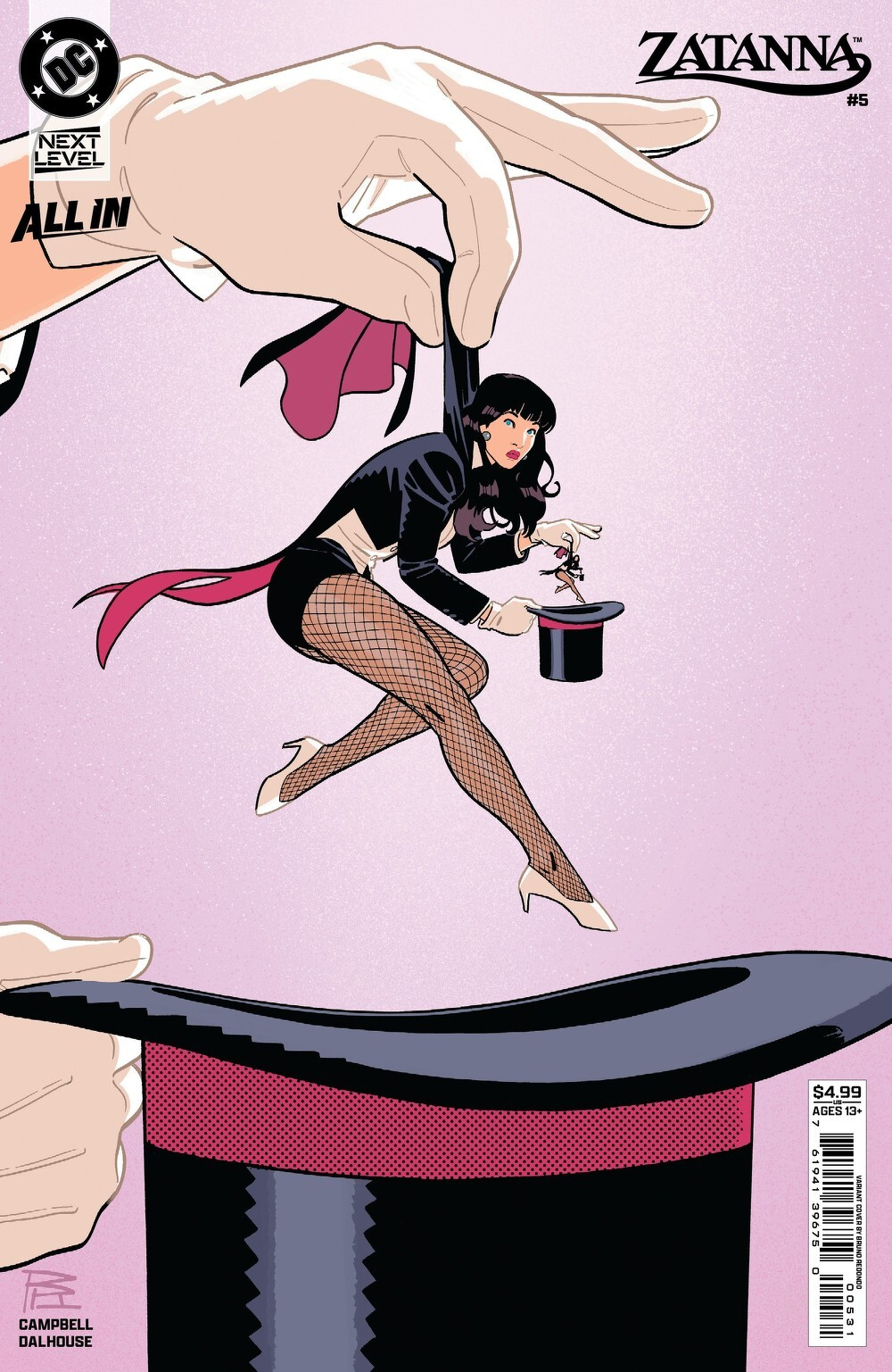 Zatanna (2026) #5 (Cover C Bruno Redondo Card Stock Variant)