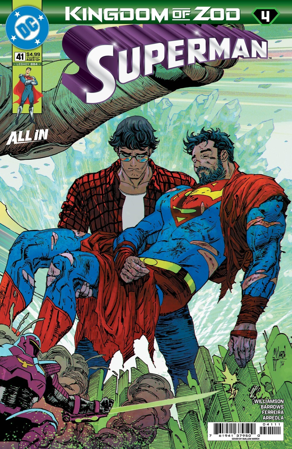 Superman #41 (Cover A Guillem March Connecting Variant)(Kingdom Of Zod)