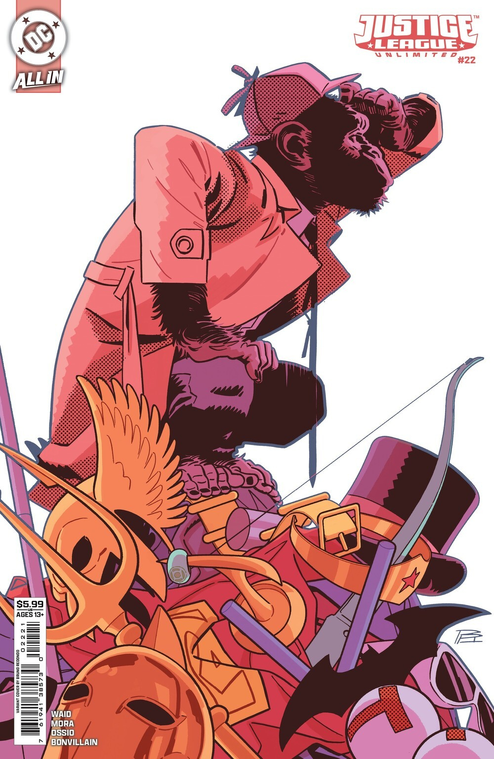 Justice League Unlimited #22 (Cover B Bruno Redondo Card Stock Variant)