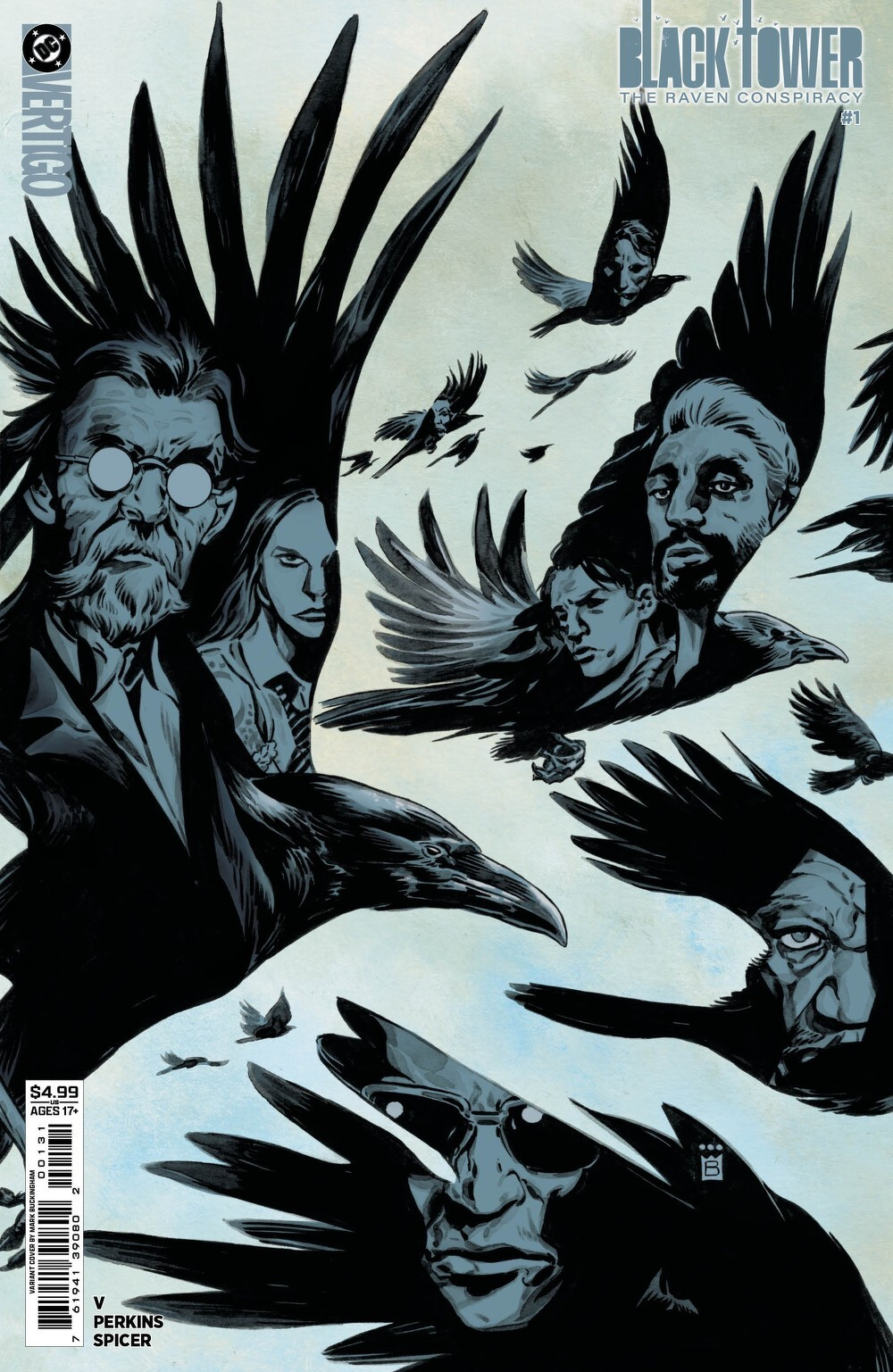 Black Tower The Raven Conspiracy #1 (Of 6)(Cover C Mark Buckingham Card Stock Variant)