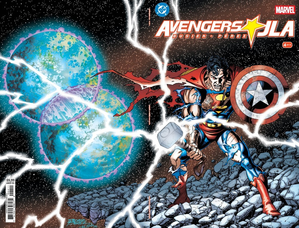 Avengers/JLA #4 Facsimile Edition (Cover A George Perez Wraparound Variant)