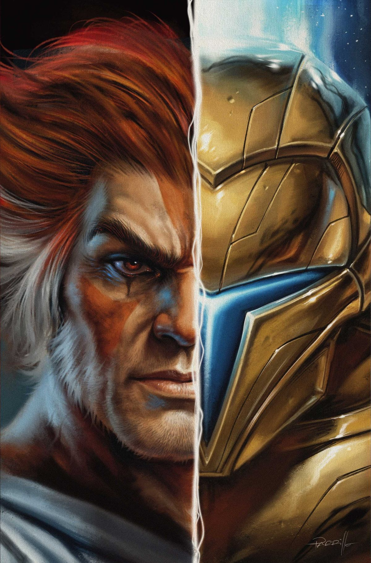 ThunderCats X SilverHawks #5 (Cover F Lucio Parrillo Metal Premium Variant)(find on eBay)