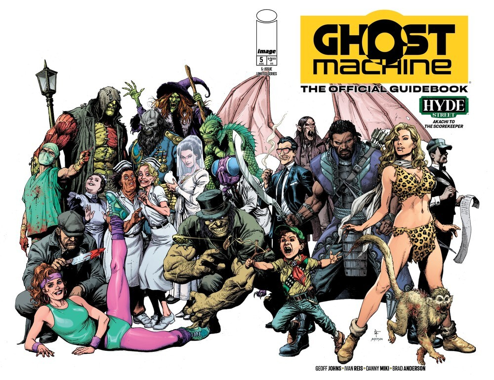 Ghost Machine The Official Guidebook #5 (Of 5)(Cover A Gary Frank & Brad Anderson Wraparound Variant