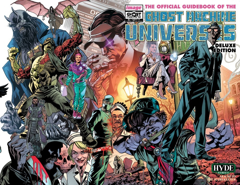 Ghost Machine The Official Guidebook #5 (Of 5)(Cover B Bryan Hitch & Brad Anderson Wraparound Variant)