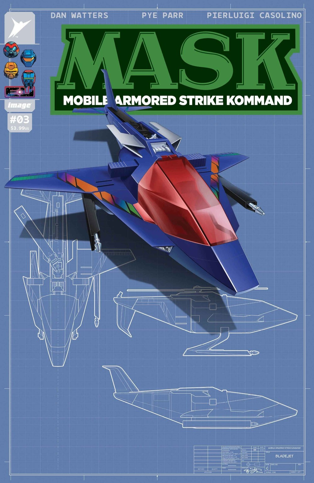 M.A.S.K. #3 (Cover E E.J. Su)