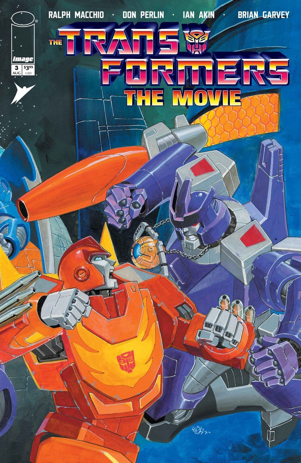 Transformers The Movie 40th Anniversary Edition #3 (Of 3)(Cover C E.J. Su Connecting Variant)