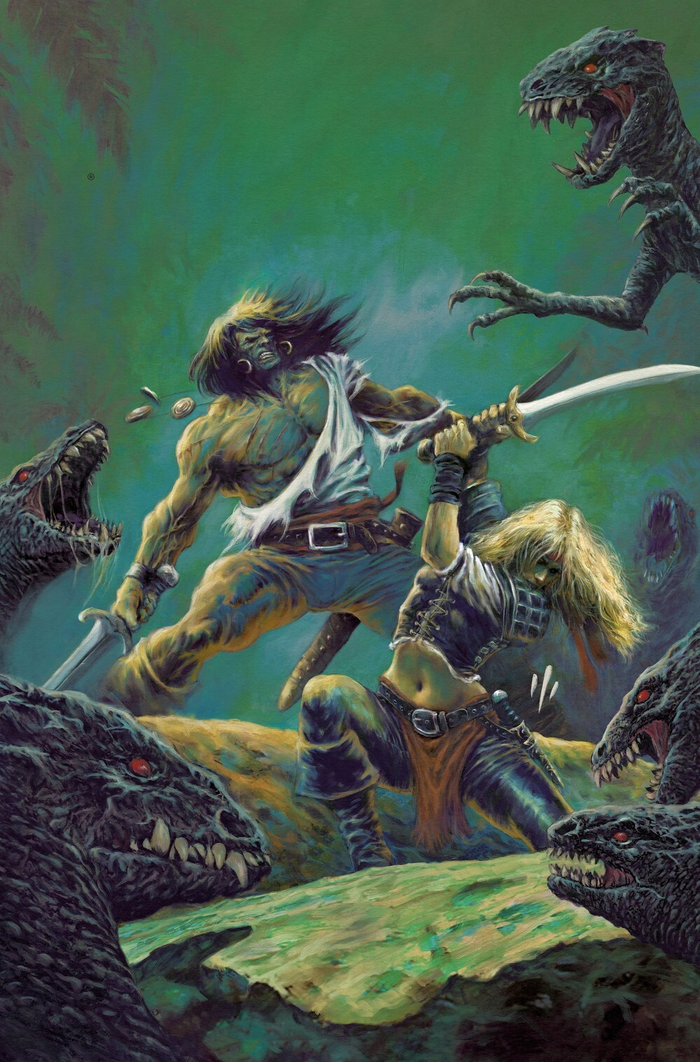 Conan The Barbarian #34 (Cover E Juan Alberto Hernandez Full Art Card Stock Variant)